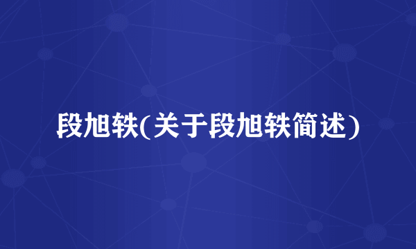 段旭轶(关于段旭轶简述)