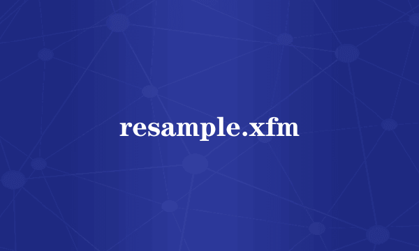 resample.xfm