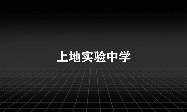 上地实验中学