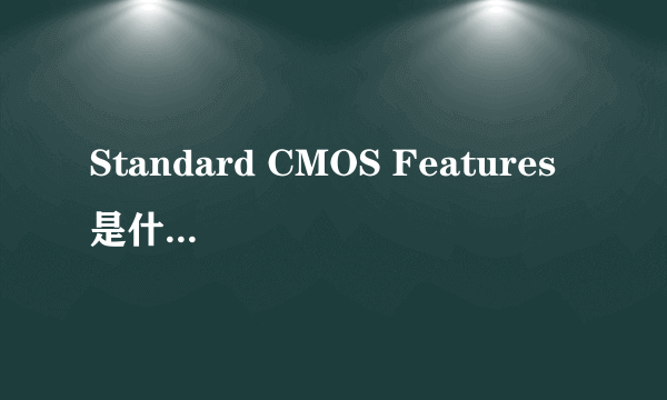 Standard CMOS Features 是什么意思?