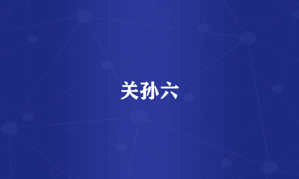 关孙六