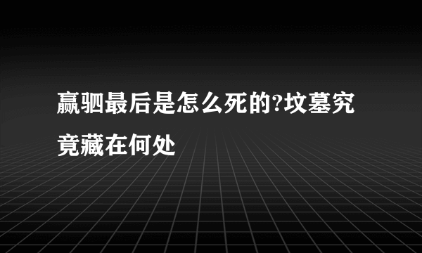 赢驷最后是怎么死的?坟墓究竟藏在何处