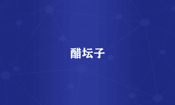 醋坛子