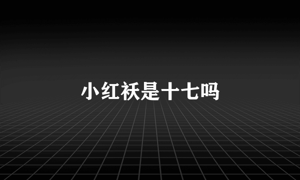 小红袄是十七吗