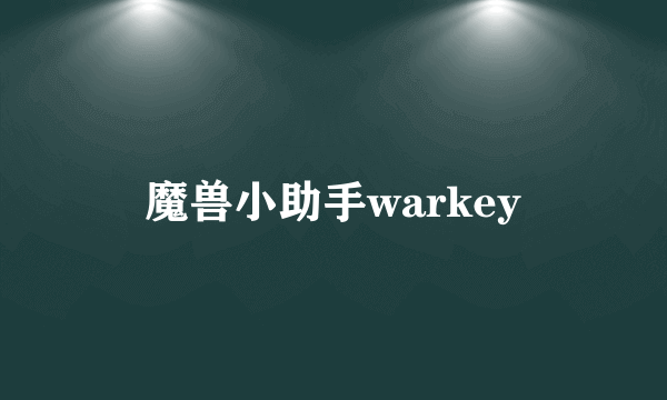 魔兽小助手warkey